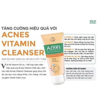 (CHÍNH HÃNG) Sữa Rửa Mặt Acnes 100g