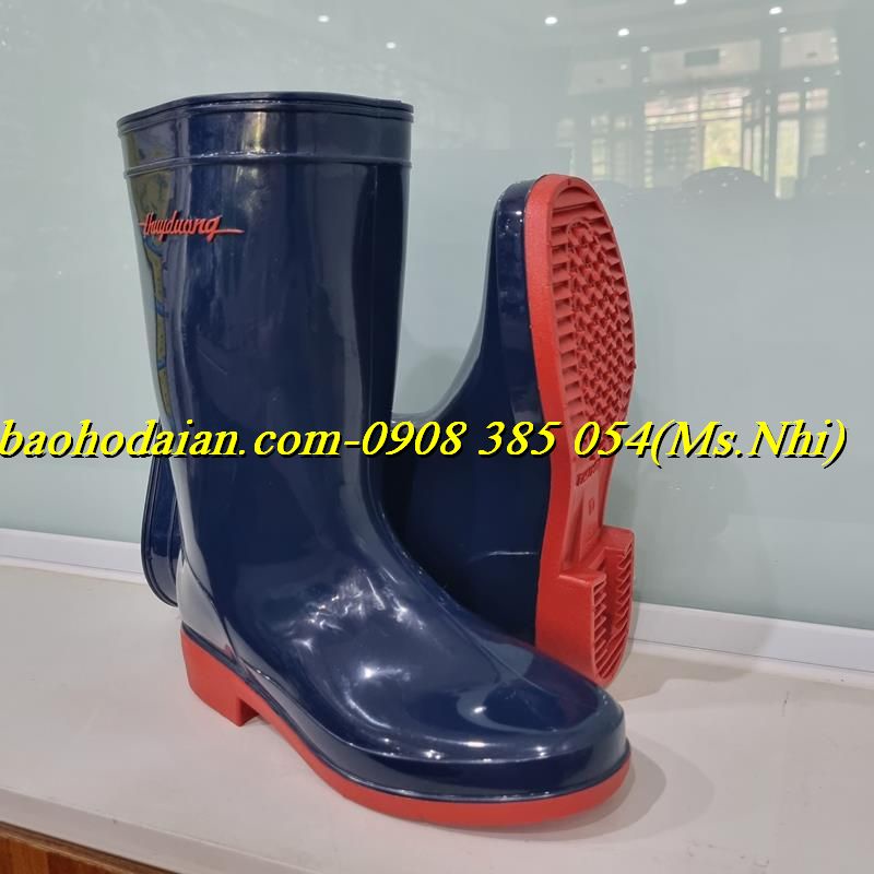 Ủng nhựa công Nhân Chính Hãng Thùy Dương- Màu Dương Đỏ - 285- Hình thật