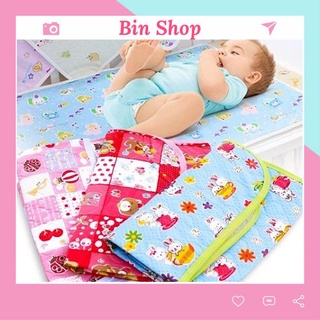 Chiếu lót thay đồ,Tấm lót chống thấm nilon cho bé sơ sinh dùng thay tã bỉm