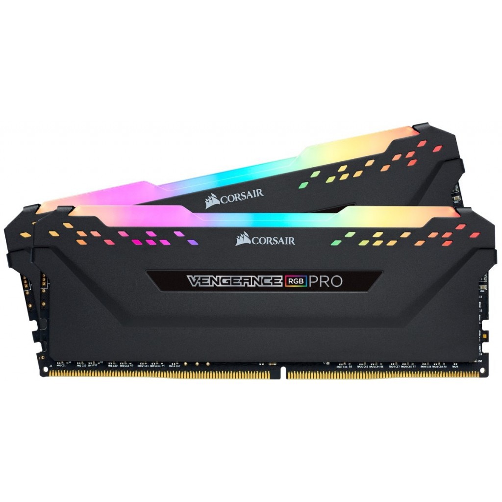 RAM 4 CORSAIR 16GB/3200 (2X8GB) – CMW16GX4M2C3200C16 VENGEANCE PRO RGB – BLACK