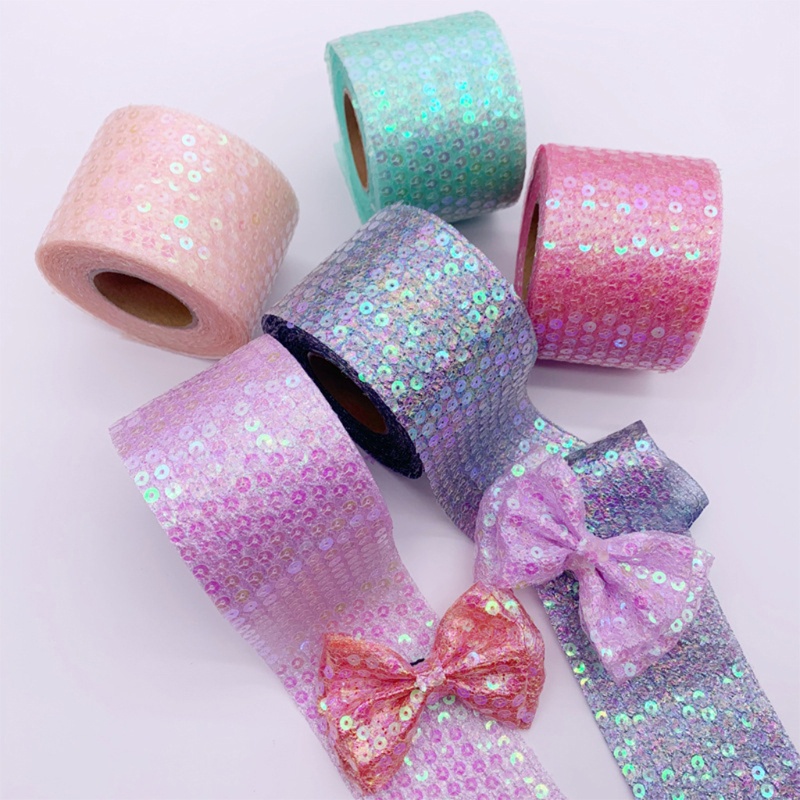 Cuộn Vải Tuyn Đính Kim Sa Lấp Lánh Dùng Làm Phông Nền Chụp Ảnh Cưới