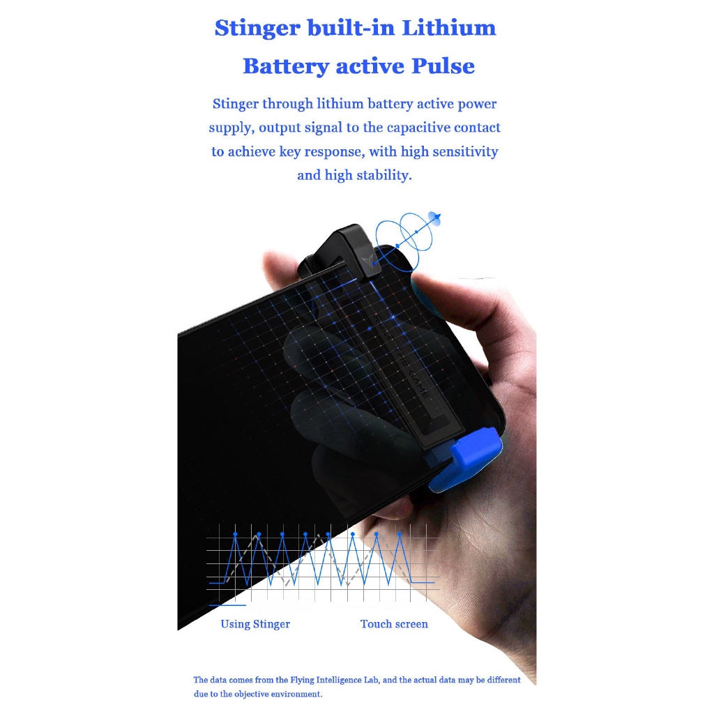 Flydigi Stinger Pubg Mobile Game Trigger No Bluetooth Wireless Joystick Mobile Gamepad Shooting Controller for