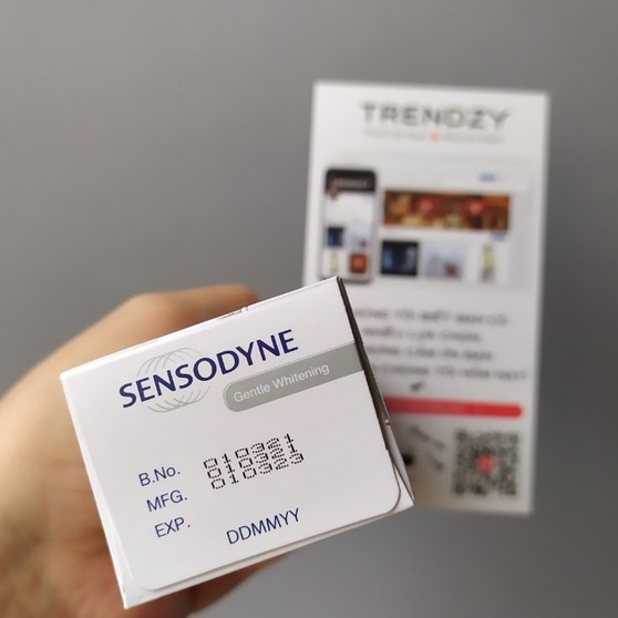 [Kèm quà] Kem đánh răng Sensodyne Gentle Whitening 100G - Made in Thailan