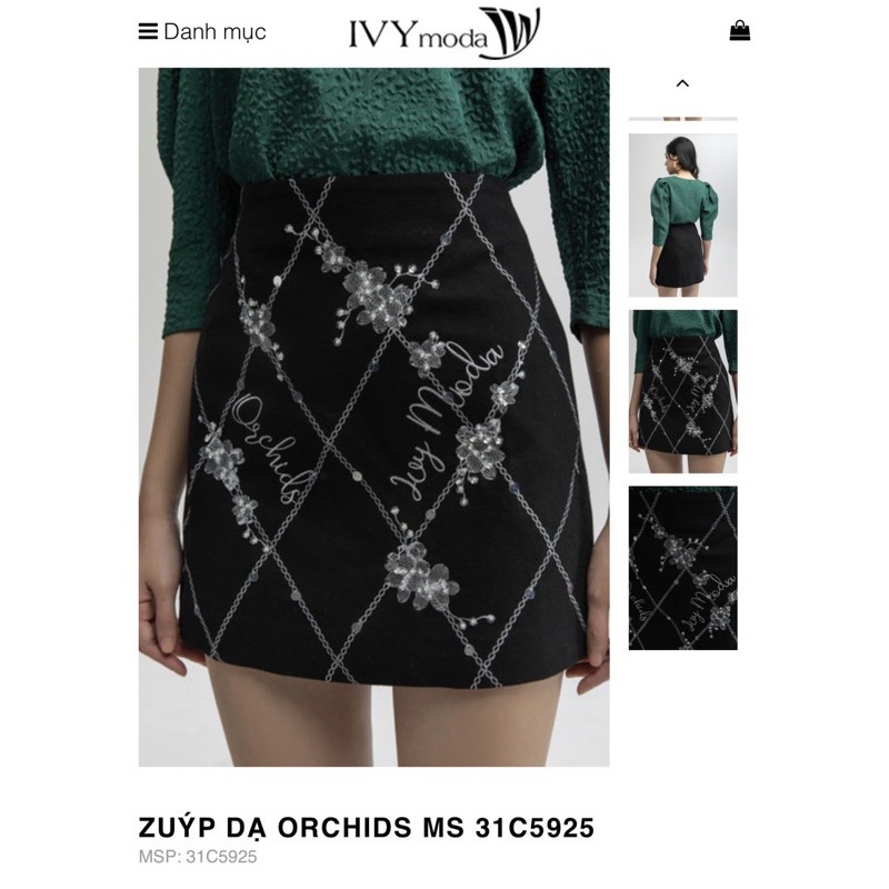 Thanh lý chân váy ivymoda size S nguyên tag