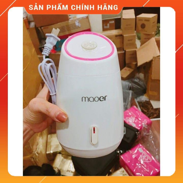 MÁY XÔNG DA MẶT THẢO DƯỢC,HOA QUẢ TƯƠI TỰ ĐỘNG 2 IN 1 MAOER [FREESHIP]