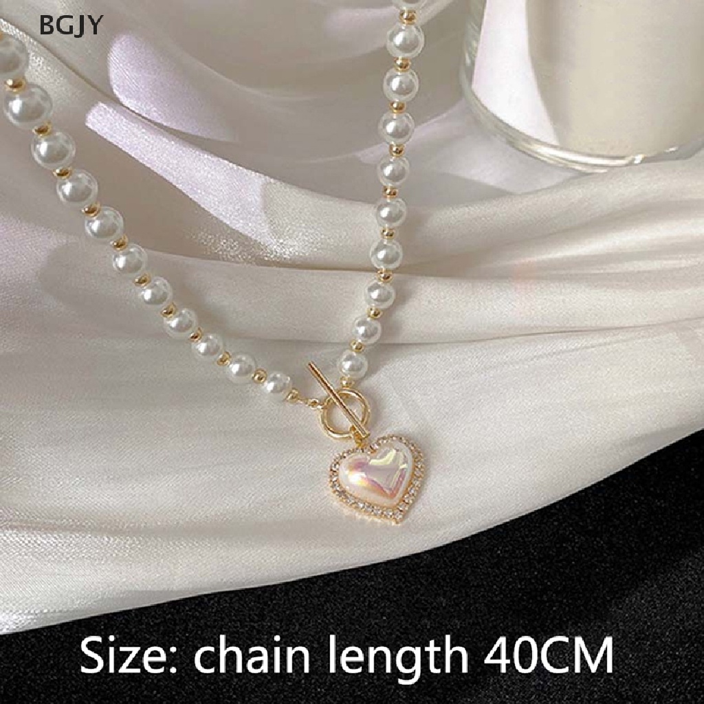 Vòng cổ Mặt Hình Vỏ Sò Đính Ngọc Trai Thanh Lịch Cho Nữ Mới