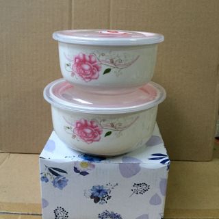 Bộ thố sứ 2 cái có nắp hút
