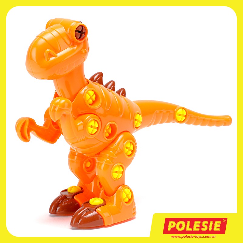 Bộ Đồ Chơi Lắp Ráp Khủng Long Bạo Chúa Tyrannosaurus 40 Chi Tiết – Polesie Toys