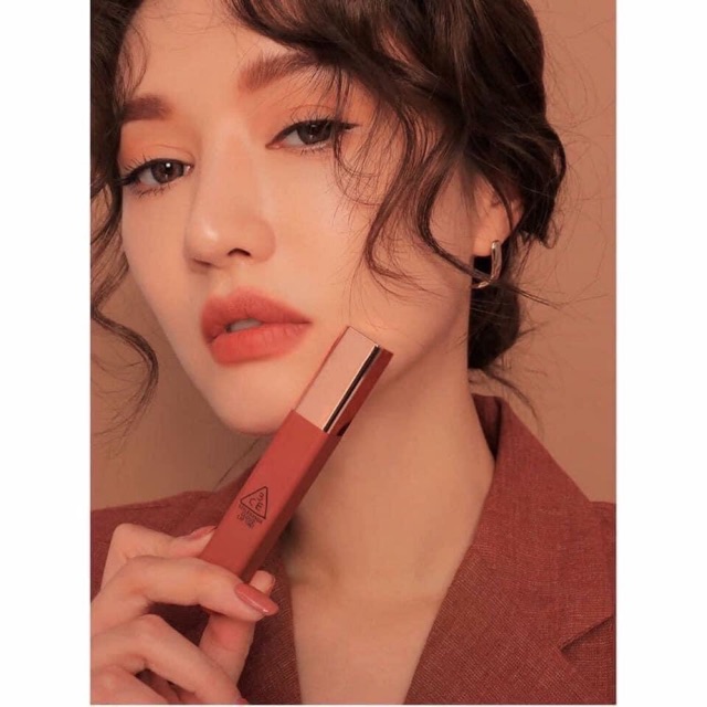 💄Son Kem 3CE Active Lady Cloud Lip Tint- Màu Hồng Cam Đất