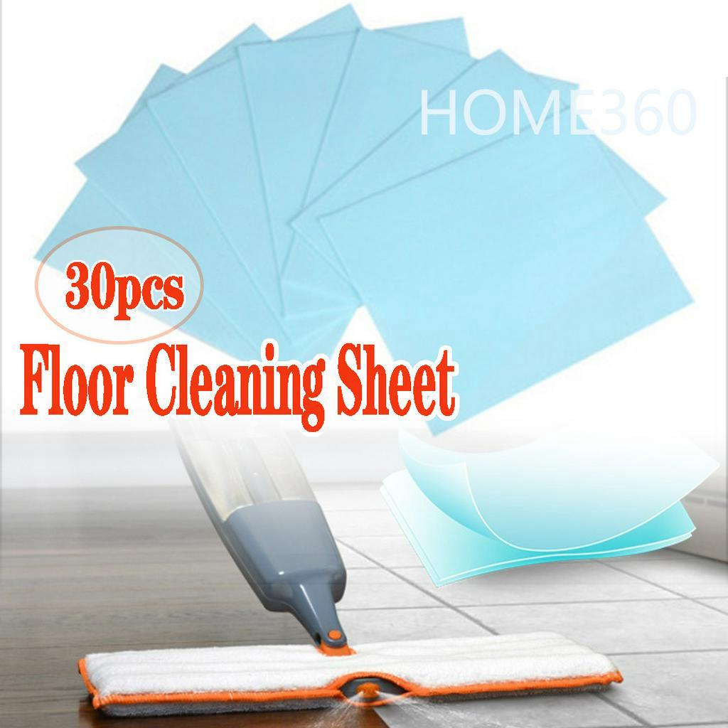 Gói 30 tờ giấy lau sàn gạch lát sàn gỗ hoà tan đa năng