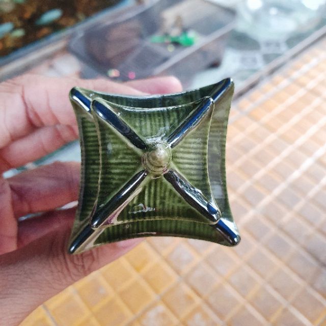 THÁP TRANG TRÍ HỒ CÁ NON BỘ CAO 8CM RỘNG 4CM