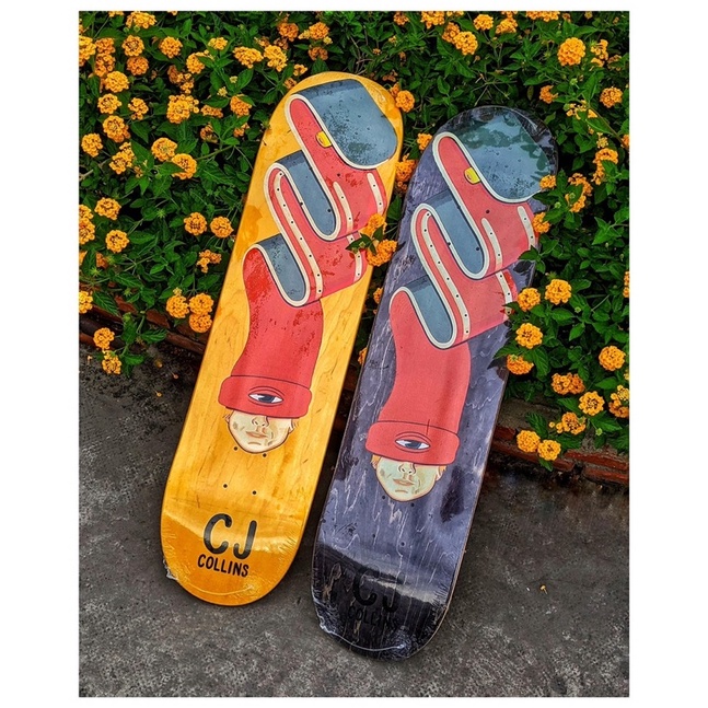 Mặt Ván Trượt Skateboard Cao Cấp Mỹ - TOY MACHINE COLLINS SKATE BEANIE DECK 8.0