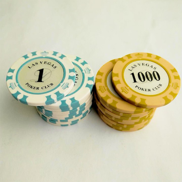 [Mã LIFEXANH03 giảm 10% đơn 500K] Lốc 20 chip poker sứ cao cấp tùy chọn mệnh giá