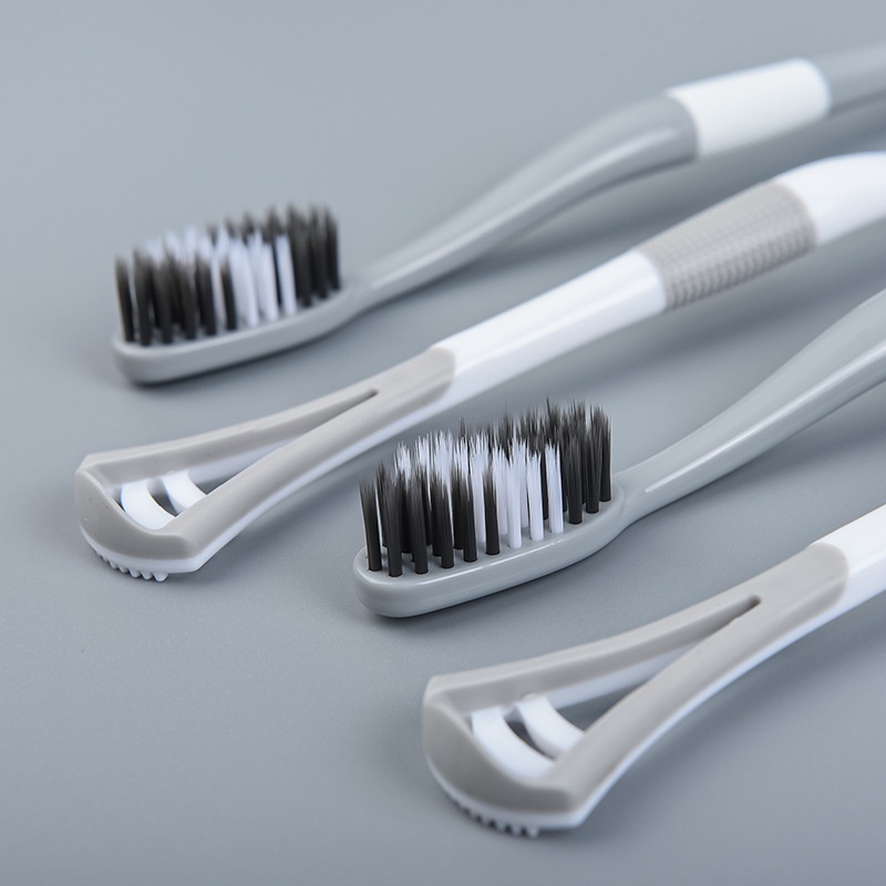 (Bán Buôn Sỉ) Set 8 bàn chải đánh răng và vệ sinh đầu lưỡi bằng silicon cao cấp