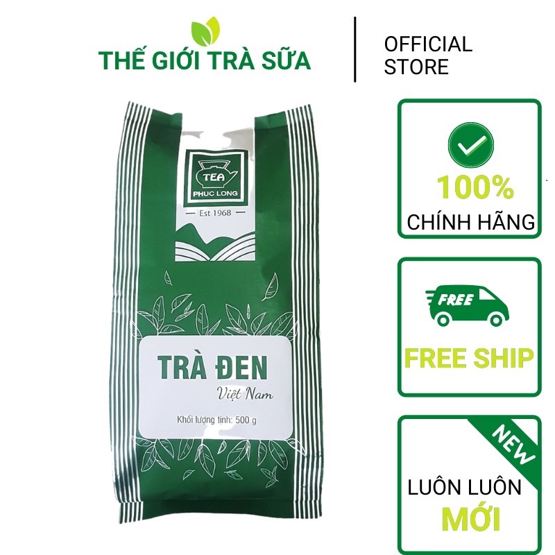 Trà đen Phúc Long pha trà sữa làm đồ uống trà sữa  phúc long, trà tươi  chính hãng -Thế Giới Trà Sữa