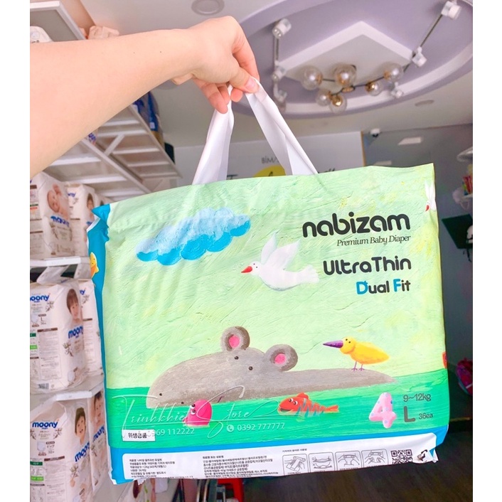Bỉm Dán/Quần NABIZAM ULTRATHIN Nội Địa Hàn M32/L30/XL26/XXL22/XXXL20