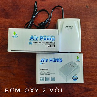 Máy sục sủi thổi khí oxy 2 vòi