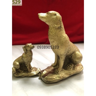 Tượng chó đá bằng đồng,vật phẩm phong thủy