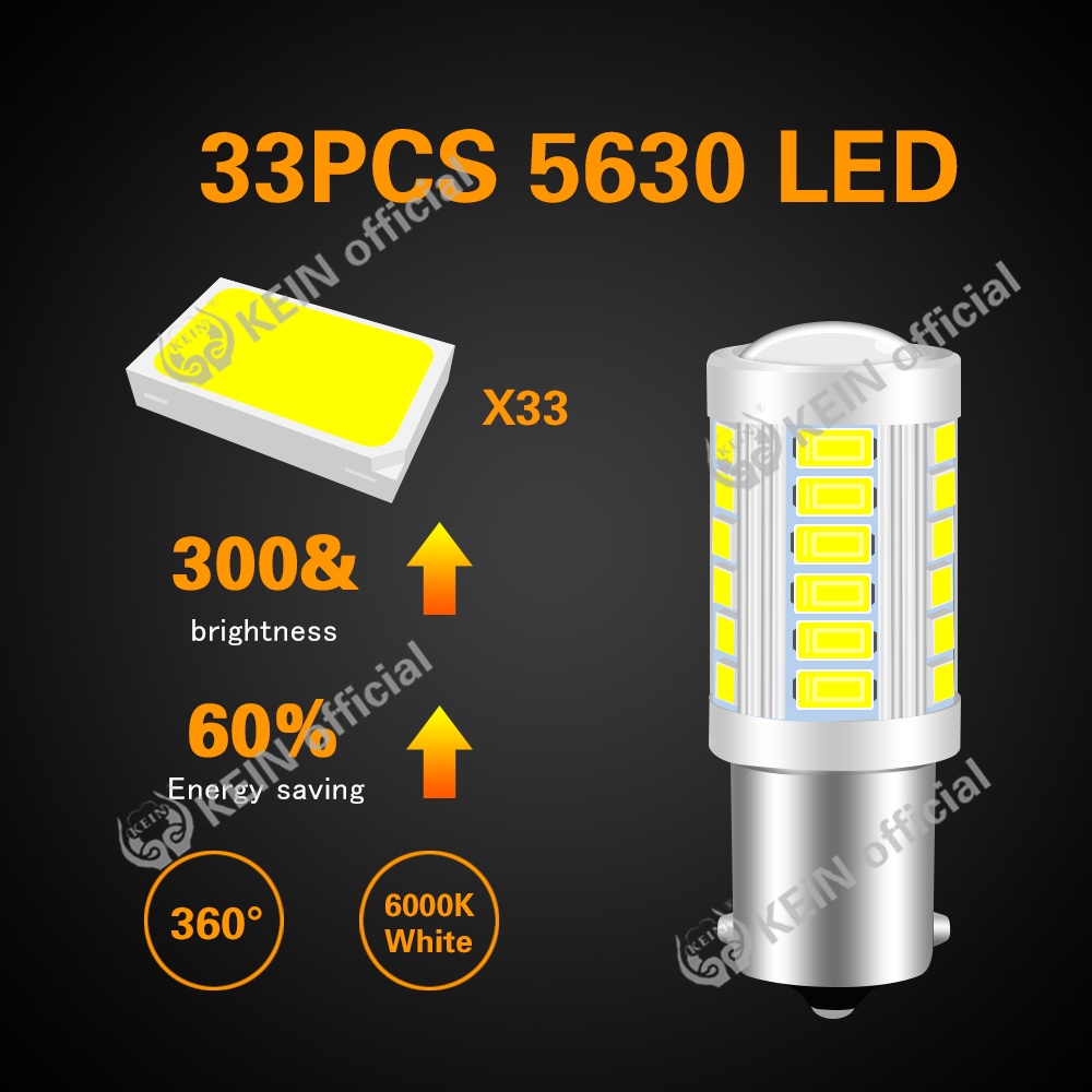 Đèn LED báo rẽ đỗ xe tự động 33SMD cho xe hơi 1156/1157