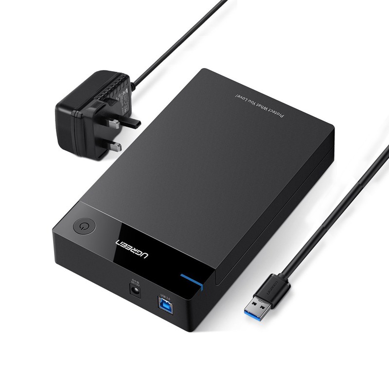 Hộp đựng ổ cứng 3.5 inch chuẩn Bộ chuyển đổi USB 3.0 Ugreen 50422