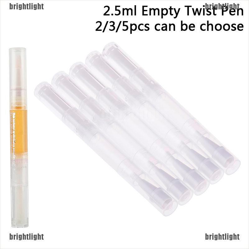 (Hàng Mới Về) Lọ Rỗng Đựng Dung Dịch Làm Mềm Móng 2.5ml