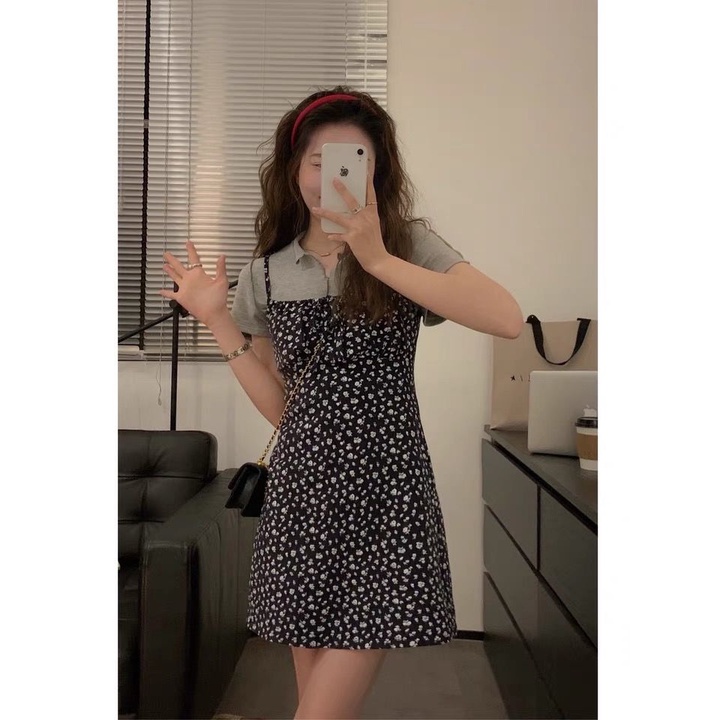 Áo Thun Tay Ngắn Cổ Chữ V Xẻ Tà Dáng Ôm Màu Trắng Thời Trang Cho Nữ