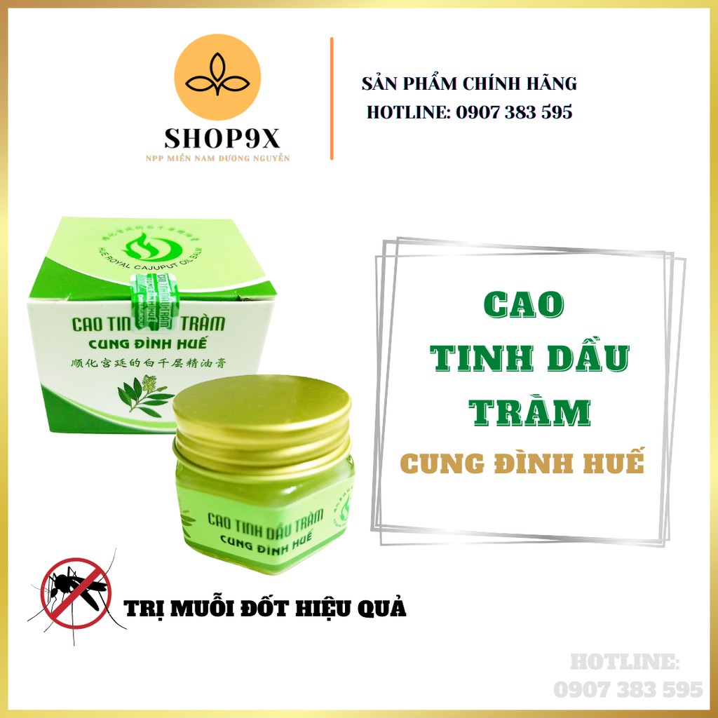 (Chính Hãng) Cao Tinh Dầu Tràm Cung Đình Huế Dùng Được Cho Trẻ Sơ Sinh