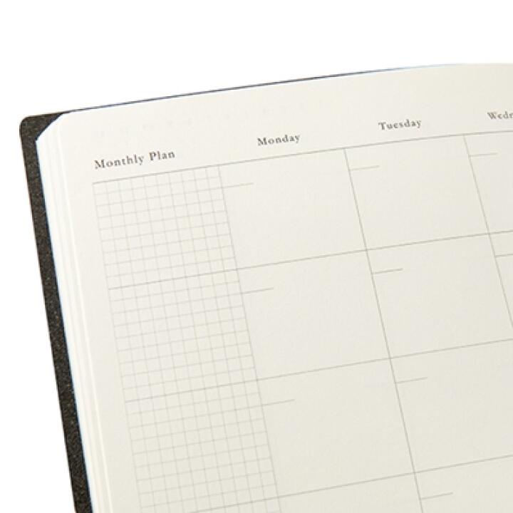 Sổ Nhật Ký Sổ Planner Lên Kế Hoạch ARTBOX Hàn Quốc Bìa Da Màu Đen