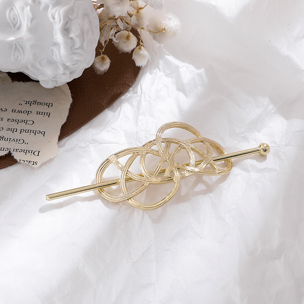 Trâm Cài Tóc Kim Loại Nhiều Màu Sắc