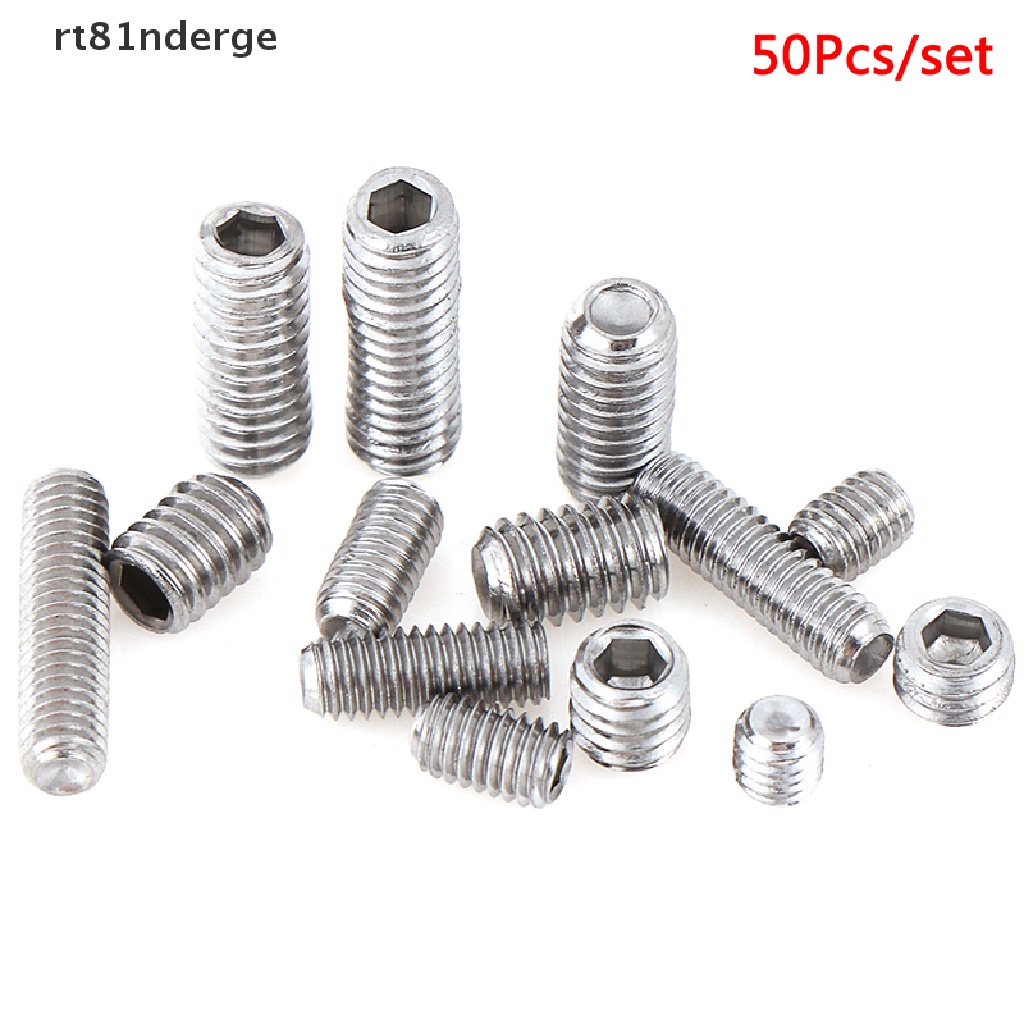 Bộ 50 Ốc Lục Giác M3 M4 2-35mm Bằng Thép Không Gỉ