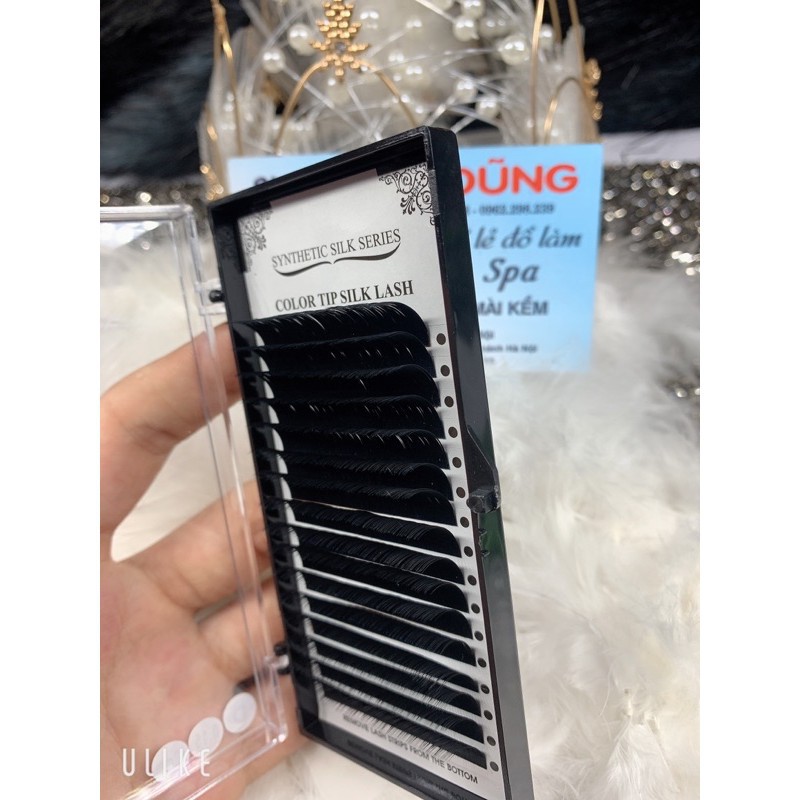 Mi color tip silk lash dày 0,15