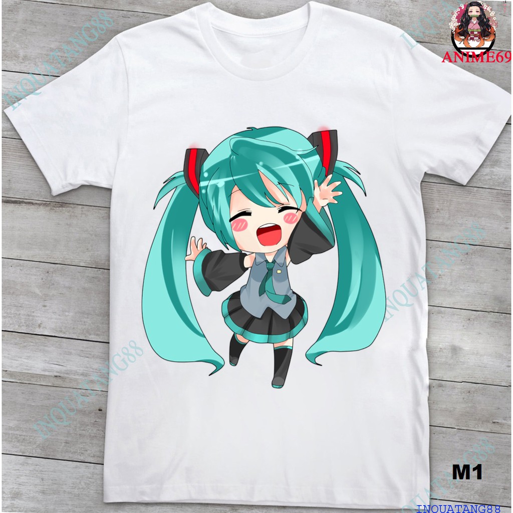 áo thu nam nữ- Hatsune Miku