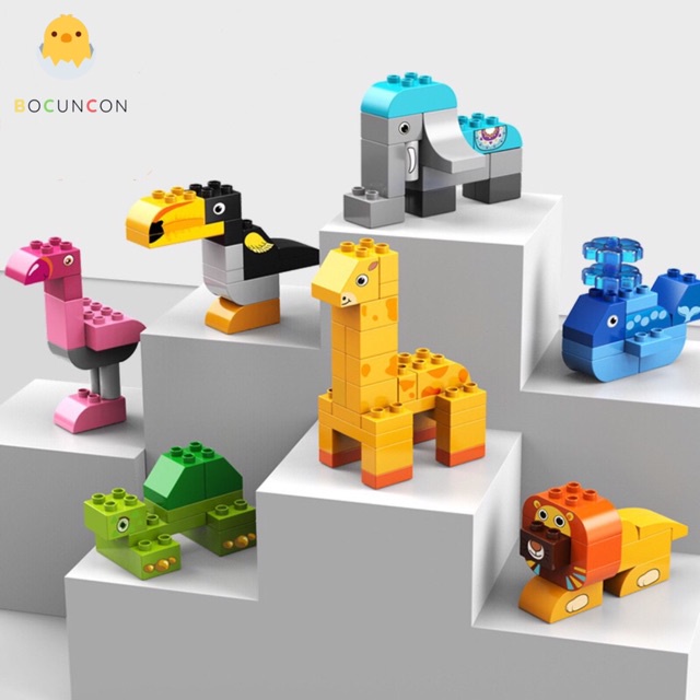 Đồ Chơi Xếp Hình Lego Thế Giới Thú Cưng Đáng Yêu 102 Chi Tiết Siêu To