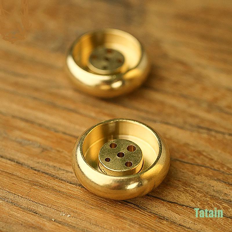 Đế đốt trầm hương 5 lỗ bằng đồng thau mini chất lượng cao