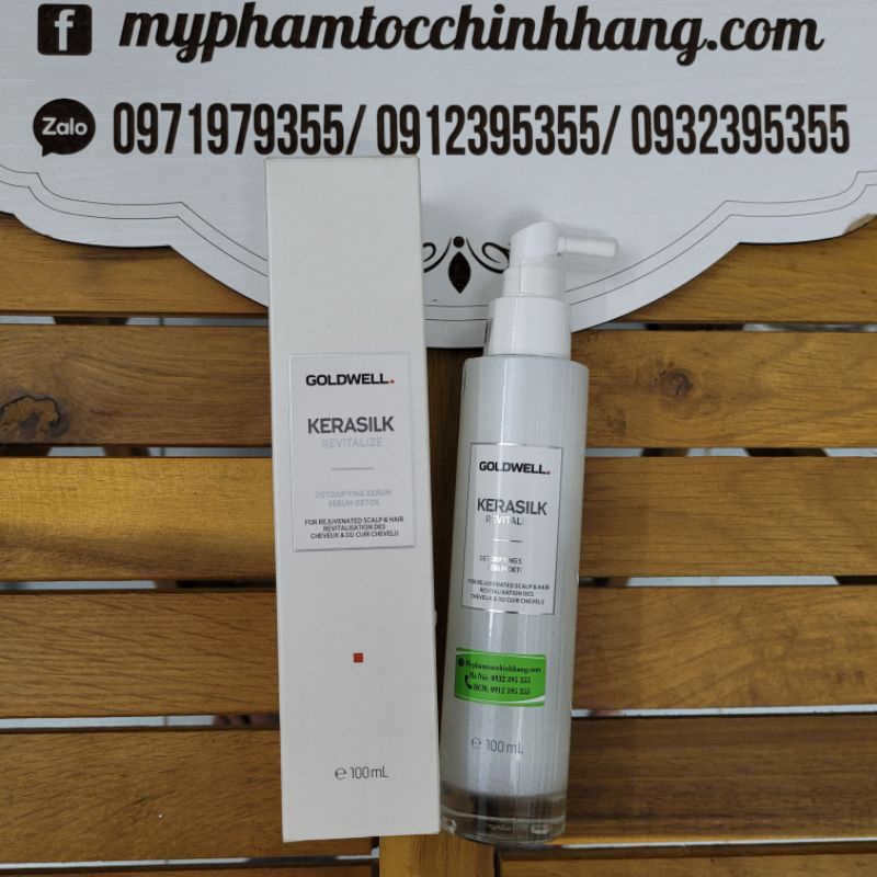 HUYẾT THANH THẢI ĐỘC GOLDWELL KERASILK REVITALIZE DETOXIFYING 100ML
