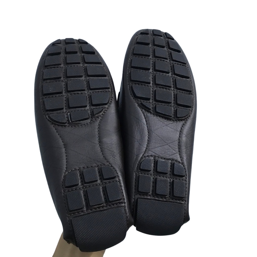 [ ẢNH THẬT] - Giày Nam Da Bò, Giày Lười Nam Cao Cấp Kiểu Dáng Thời Trang TRS69 - Đế Âm Khâu Da Bò Êm Mềm