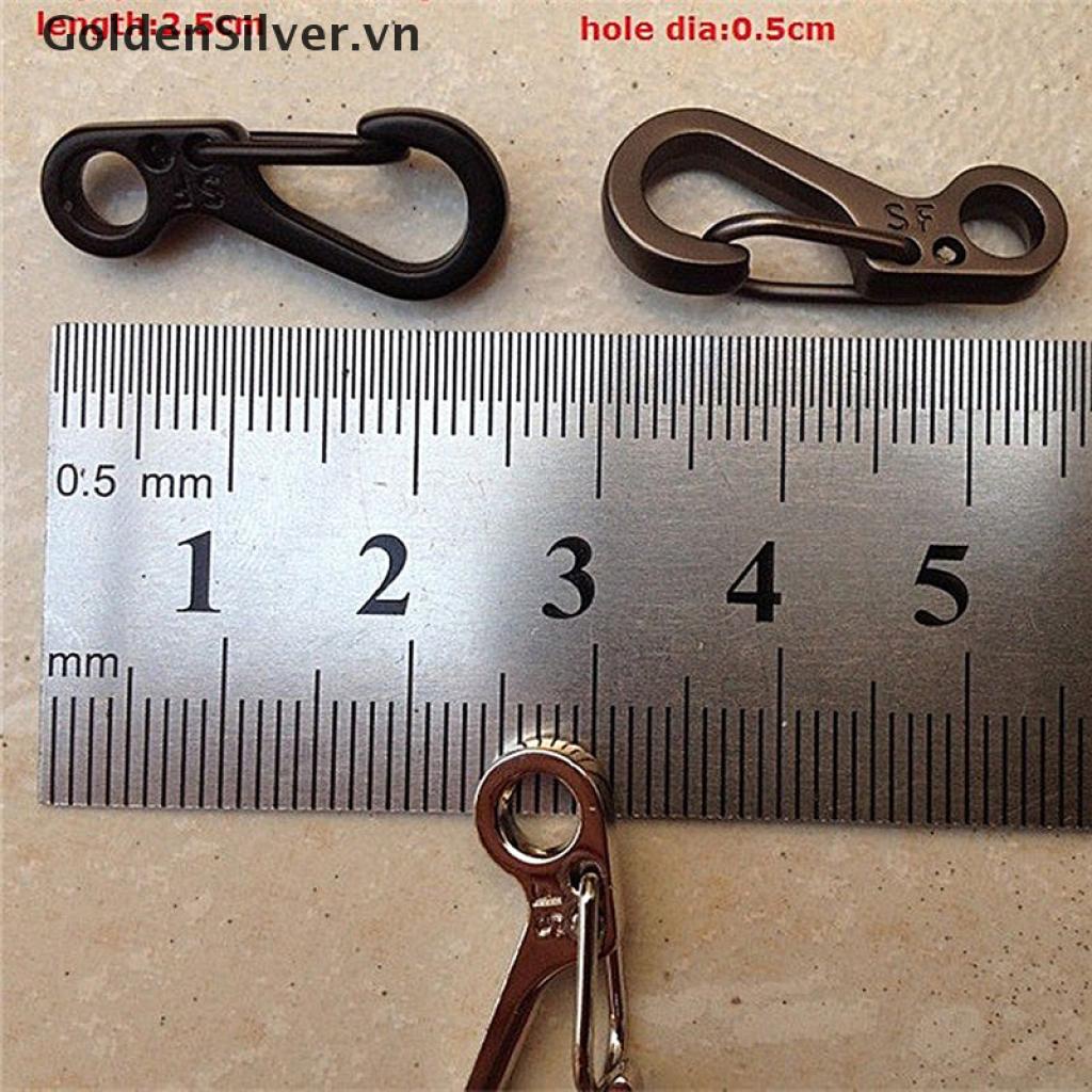 Set 5 móc khóa dây lò xo mini tiện dụng cho leo núi