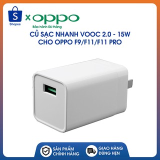 Củ Sạc Nhanh Oppo Công Nghệ Vooc 2.0 Cho F9- Chính Hãng