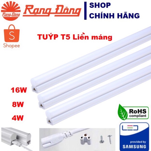 Bộ 2 đèn/ 3 đèn LED Tuýp T5 16W Rạng Đông - LT03 N02