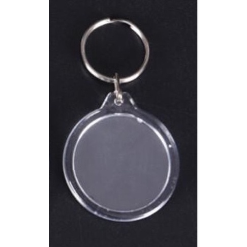 Phôi móc khoá mica trong 6 mẫu làm ảnh in logo chữ cho vào