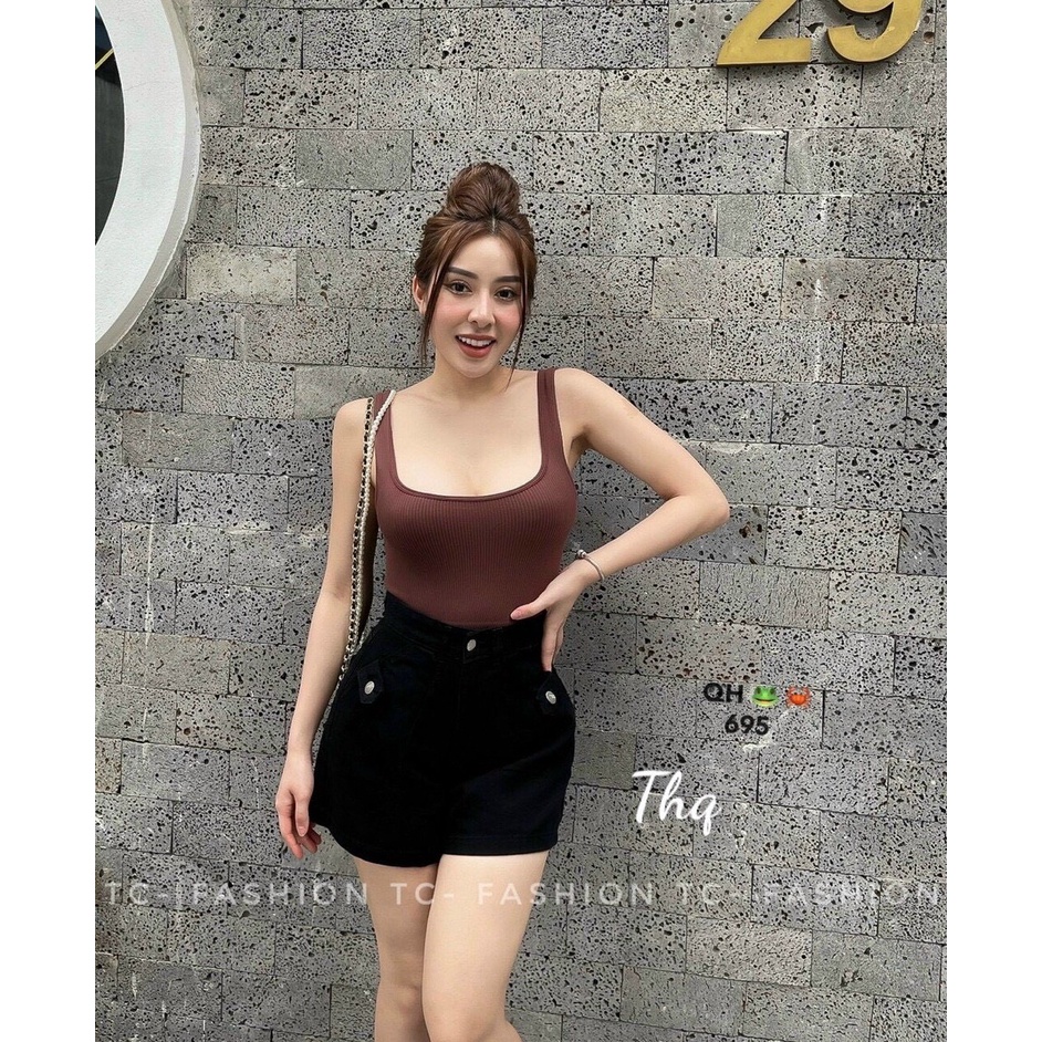 Áo ba lỗ croptop siêu xinh