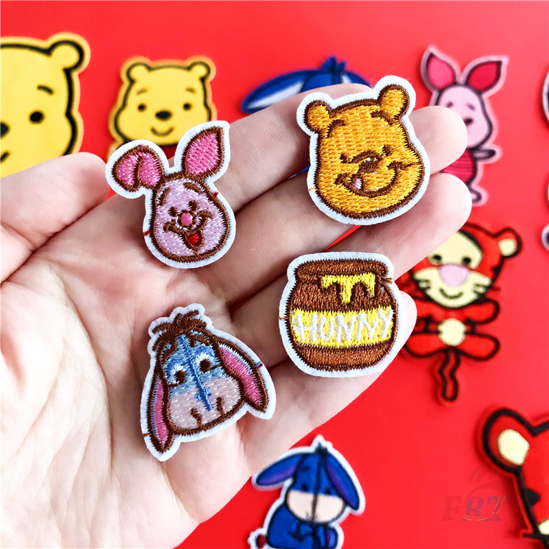 Miếng vá ủi quần áo họa tiết chú gấu Pooh đáng yêu