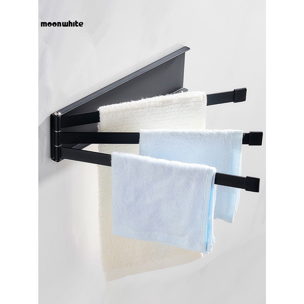 [Ready Stock] Home  Life Durable Towel Rack Foldable Towel Storage Holder Good Load Capacity for Home