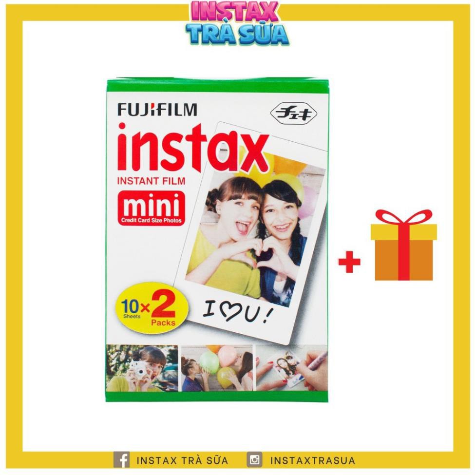 S2 INSTAX MINI FILM - Viền Trắng - Giấy in cho máy ảnh lấy liền Instax Mini Fujifilm - hàng hiệu Nhật DATE CA0 410