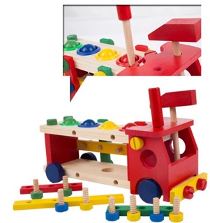 Bộ đồ chơi gỗ xe lắp ráp namcon27