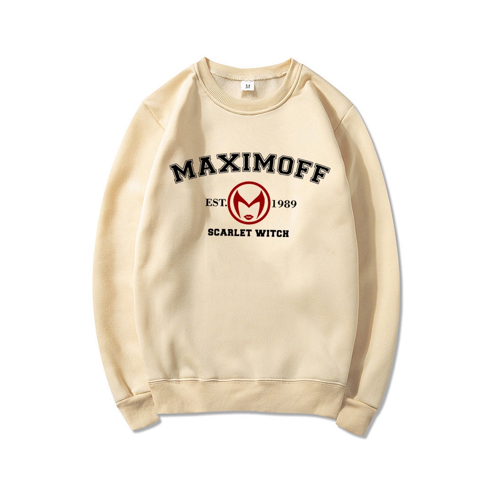 Wanda Maximoff 1989 Áo Hoodie Nỉ Scarlet Witch Wanda Vision Series Có Mũ Trùm Đầu Phong Cách Harajuku Cho Fan