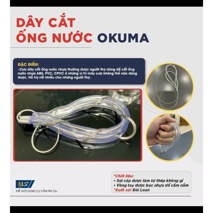Dây cắt ống nhựa- Dụng cụ cắt ống nước