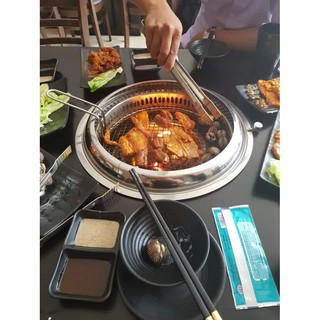 Bếp nướng than hoa,bếp nướng than hoa hút âm bàn