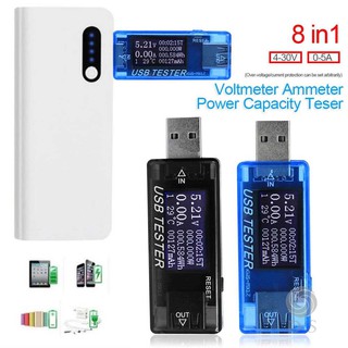 USb đo điện áp và cường độ dòng điện đa năng 8 trong 1