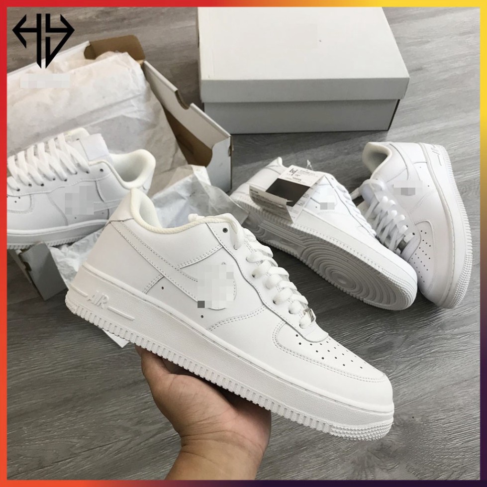 Giày Thể Thao Nam Nữ - Giày Air Force 1 AF1 Trắng Cổ Thấp Thời Trang Full Box Bill